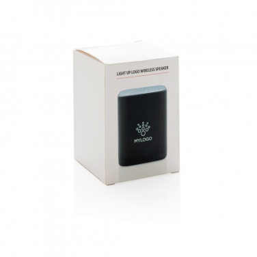 Logo trade promotional gift photo of: Light up logo wireless speaker