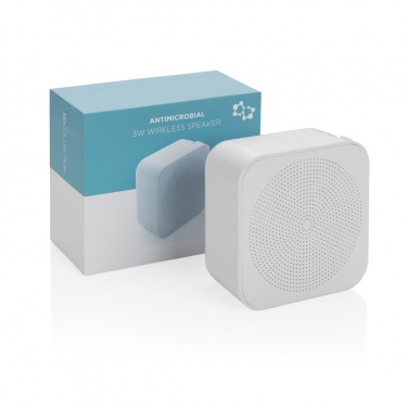 Logo trade corporate gift photo of: 3W antimicrobial wireless speaker