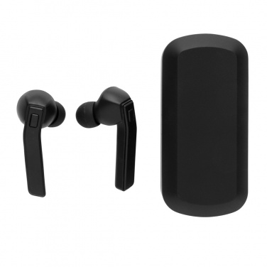 Logo trade business gift photo of: Free Flow TWS earbuds in charging case