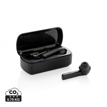 Logotrade promotional item image of: Free Flow TWS earbuds in charging case