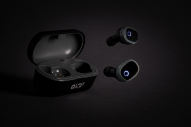 Logo trade advertising products picture of: Swiss peak TWS earbuds