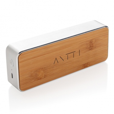 Logotrade promotional products photo of: Nevada Bamboo 3W wireless speaker
