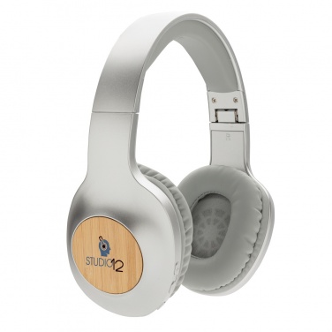 Logotrade promotional items photo of: Dakota Bamboo wireless headphone