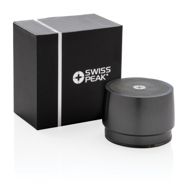 Logo trade advertising products image of: Swiss peak 5W wireless bass speaker