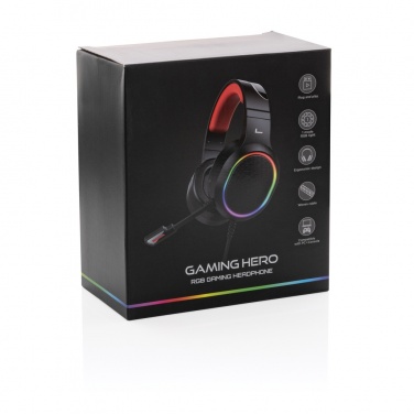 Logo trade promotional giveaways image of: RGB gaming headset