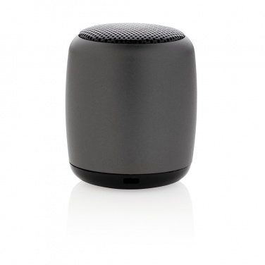 Logo trade advertising products image of: Mini aluminium wireless speaker