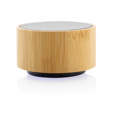 Logotrade advertising product picture of: RCS recycled plastic and bamboo 3W wireless speaker