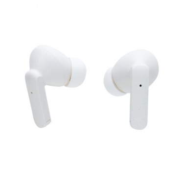 Logo trade promotional gifts picture of: Oregon RCS recycled plastic and cork TWS earbuds