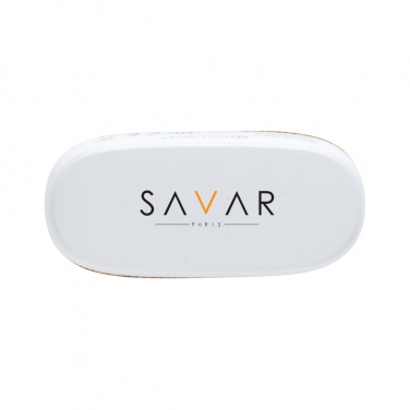 Logotrade promotional giveaway image of: Oregon RCS recycled plastic and cork TWS earbuds