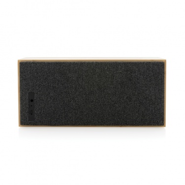 Logo trade promotional gifts image of: Wynn 20W bamboo wireless speaker