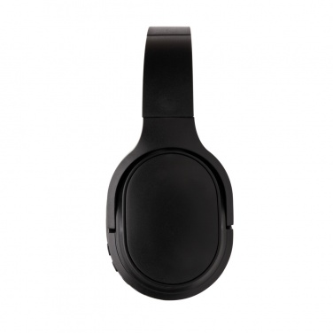 Logo trade corporate gifts image of: RCS recycled plastic Elite Foldable wireless headphone