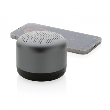 Logo trade promotional items image of: Terra RCS recycled aluminium 5W wireless speaker