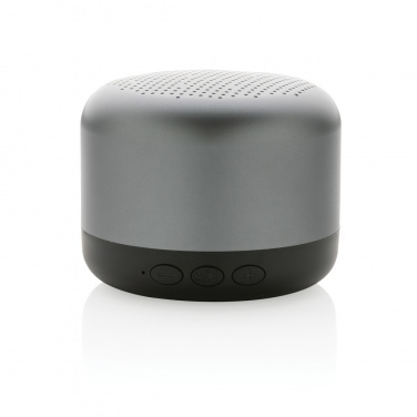 Logo trade promotional gifts image of: Terra RCS recycled aluminium 5W wireless speaker