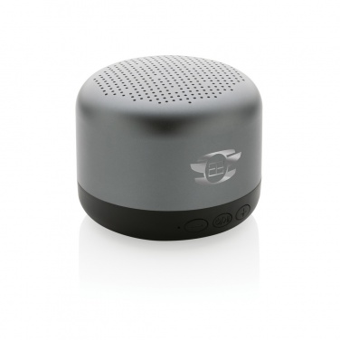 Logo trade promotional giveaway photo of: Terra RCS recycled aluminium 5W wireless speaker