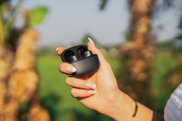 Logotrade advertising product image of: Terra RCS recycled aluminium wireless earbuds