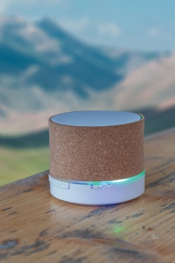 Logo trade promotional items picture of: Cork 3W wireless speaker