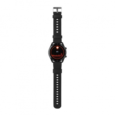 Logo trade promotional merchandise picture of: RCS recycled TPU Fit Watch round