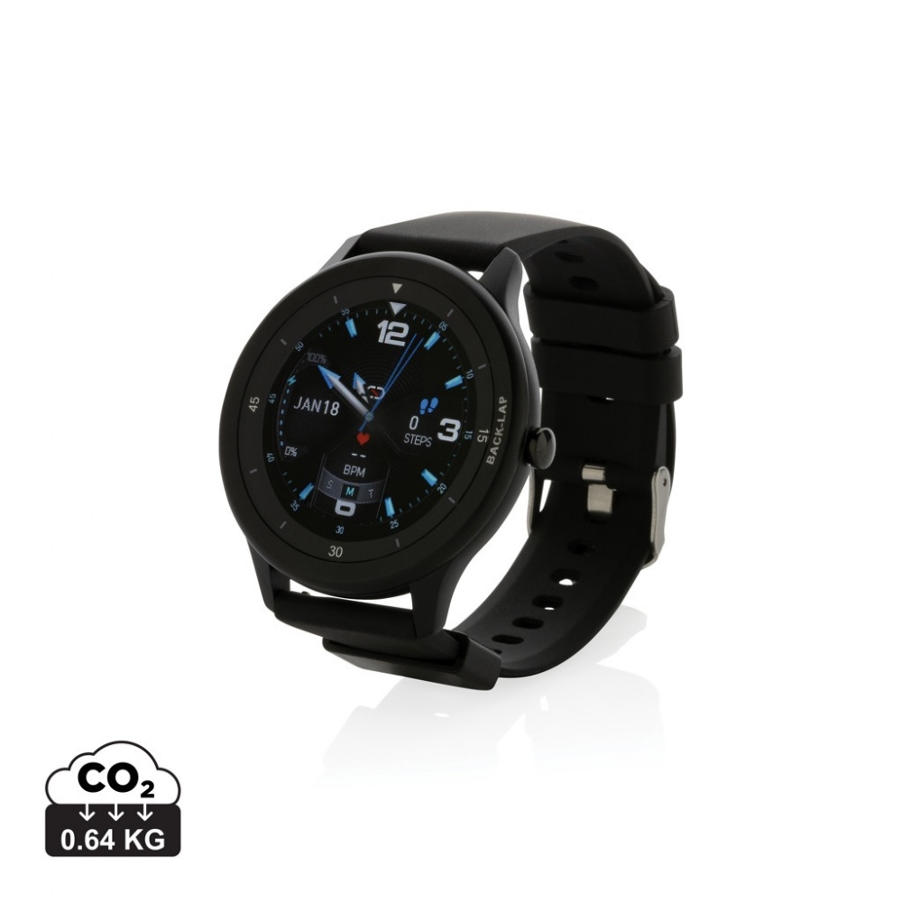 Logo trade advertising products picture of: Swiss Peak RCS recycled TPU Watch