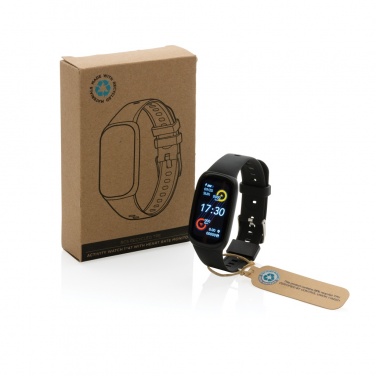 Logo trade promotional giveaway photo of: RCS recycled TPU  activity watch 1.47'' screen with HR
