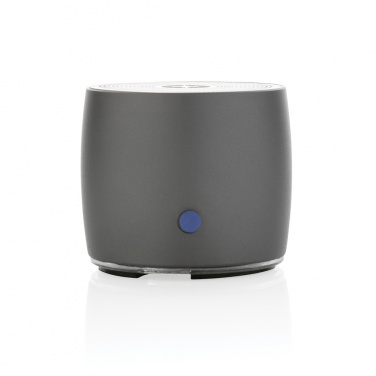 Logo trade promotional products image of: Swiss Peak RCS recycled aluminum 3W bass speaker