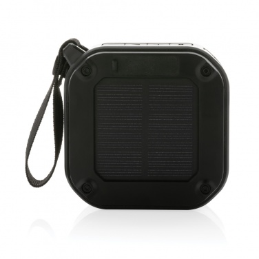 Logotrade promotional merchandise picture of: 3W RCS recycled plastic wireless sunwave solar speaker