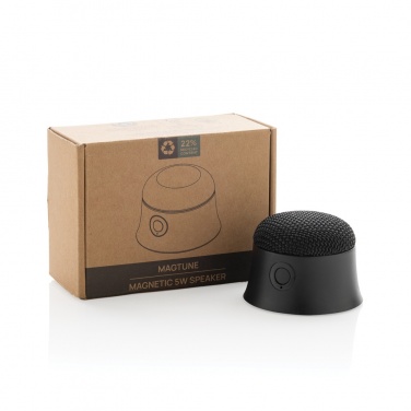 Logotrade corporate gift picture of: Magtune RCS recycled plastic magnetic 5W speaker