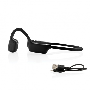 Logo trade promotional products picture of: Urban Vitamin Glendale RCS rplastic air conductive headphone