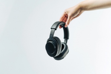 Logo trade promotional product photo of: Irvine RCS recycled and repairable ANC wireless headphone