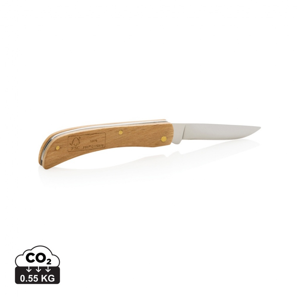 Logo trade corporate gifts image of: Wooden knife