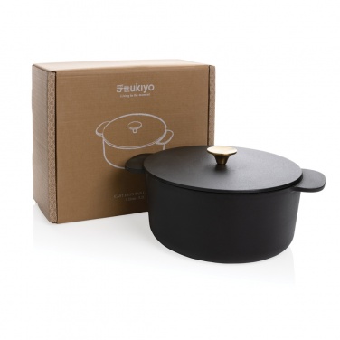 Logo trade promotional merchandise photo of: Ukiyo cast iron pan large