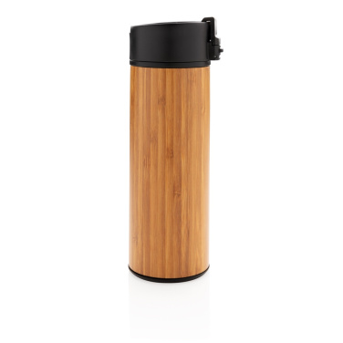 Logotrade promotional item picture of: Bogota vacuum bamboo coffee mug