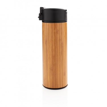 Logotrade promotional item image of: Bogota vacuum bamboo coffee mug