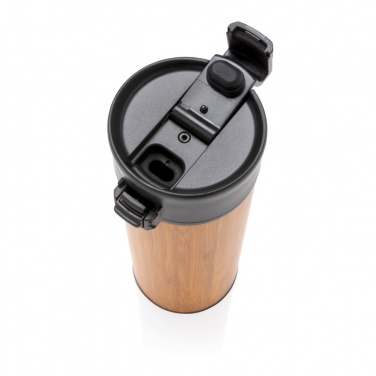 Logotrade promotional giveaway picture of: Bogota vacuum bamboo coffee mug