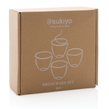 Logotrade promotional merchandise picture of: Ukiyo 4pcs drinkware set