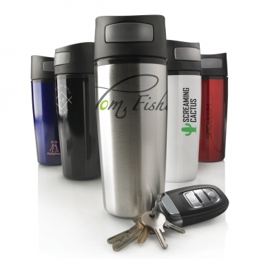 Logo trade promotional giveaways picture of: Auto leak proof tumbler
