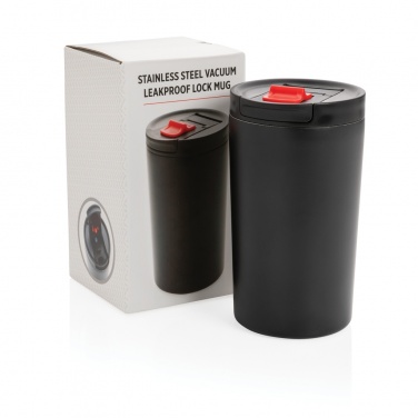 Logo trade promotional merchandise image of: Double wall vacuum leakproof lock mug 300ml