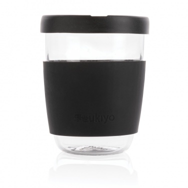Logo trade corporate gifts picture of: Ukiyo borosilicate glass with silicone lid and sleeve