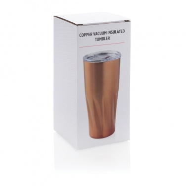 Logo trade corporate gifts image of: Copper vacuum insulated tumbler