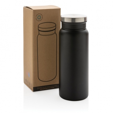 Logo trade promotional products image of: RCS Recycled stainless steel vacuum bottle 600ML