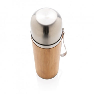 Logotrade promotional product image of: Bamboo vacuum travel flask