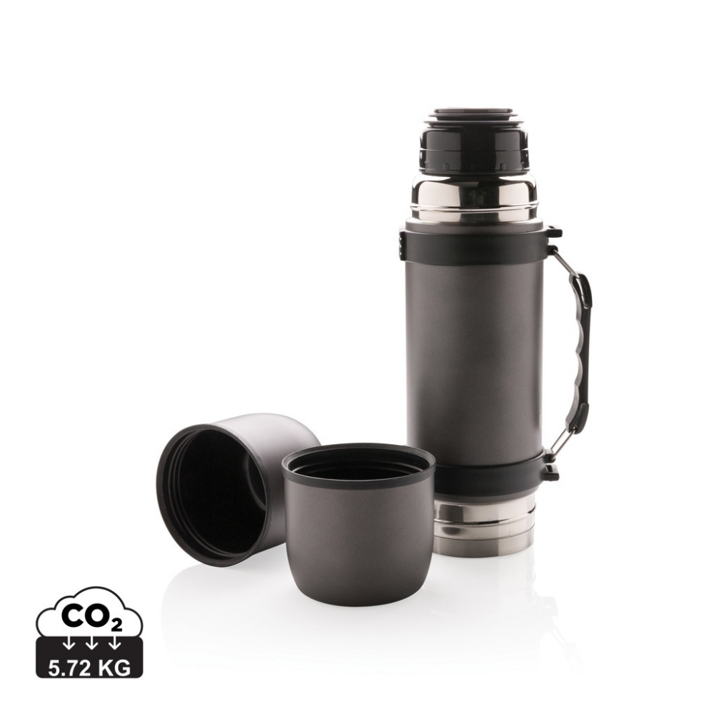 Logo trade promotional giveaways image of: Vacuum flask with 2 cups