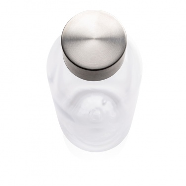 Logo trade promotional merchandise picture of: Leakproof water bottle with metallic lid