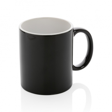 Logo trade promotional giveaways image of: Ceramic classic mug 350ml