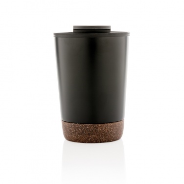 Logo trade promotional giveaways image of: GRS RPP stainless steel cork coffee tumbler