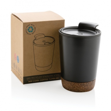 Logo trade promotional items picture of: GRS RPP stainless steel cork coffee tumbler
