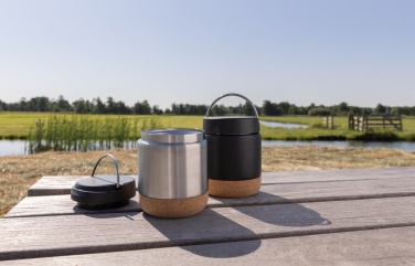 Logotrade promotional products photo of: Savory RCS certified recycled stainless steel foodflask