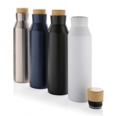 Logo trade advertising products image of: Gaia RCS certified recycled stainless steel vacuum bottle