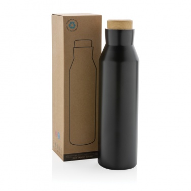Logotrade promotional product image of: Gaia RCS certified recycled stainless steel vacuum bottle