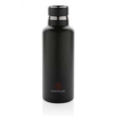 Logo trade promotional gifts picture of: Hydro RCS recycled stainless steel vacuum bottle with spout