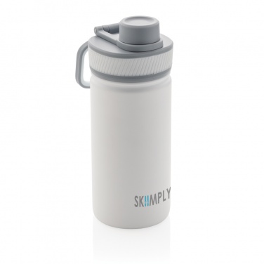 Logotrade advertising product picture of: Vacuum stainless steel bottle with sports lid 550ml